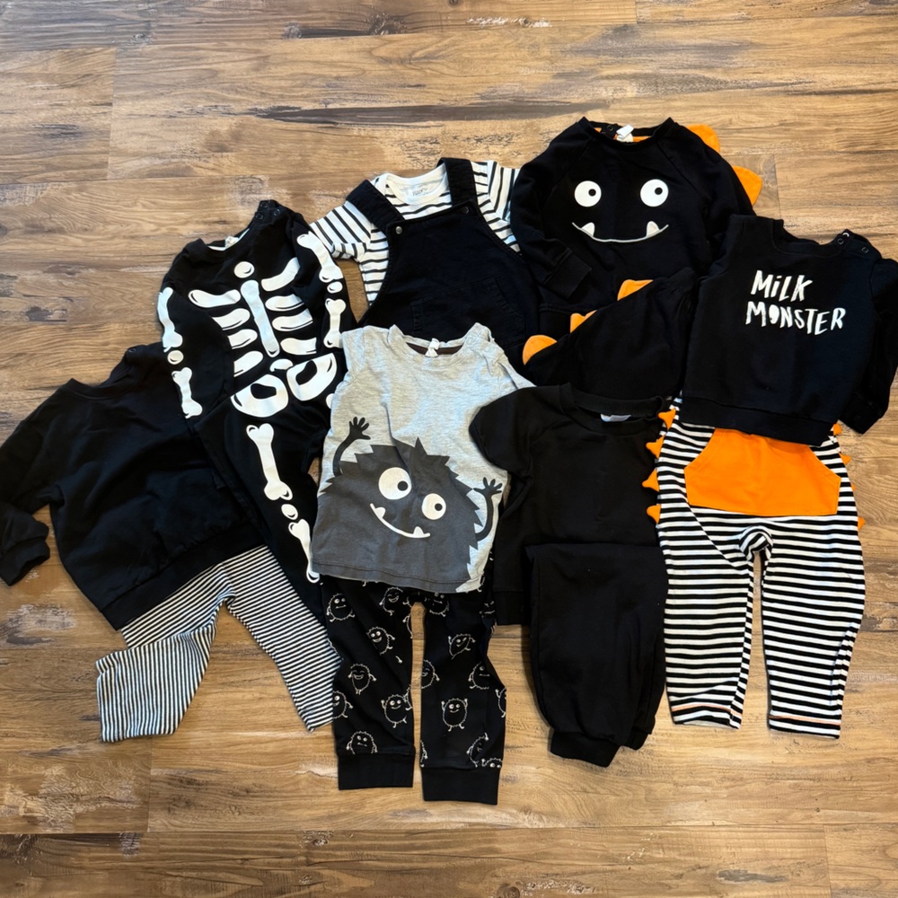 18 month Unisex Halloween Outfit Lot